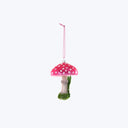 Assorted Magical Mushroom Ornament Hot Pink