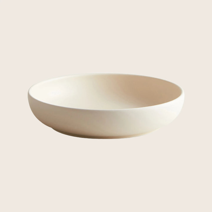 Bilancia Flat Bowl Almond / Large