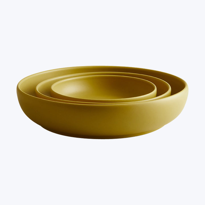 Bilancia Flat Bowl Almond / Large