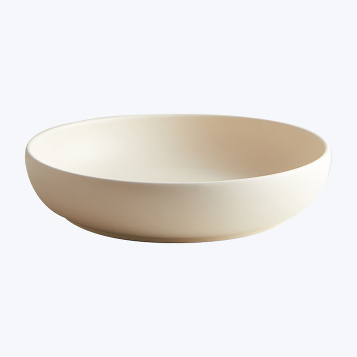Bilancia Flat Bowl Almond / Extra Large