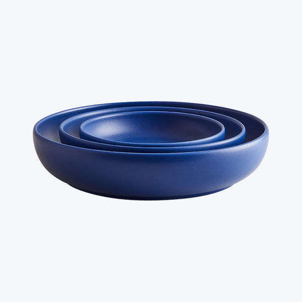 Bilancia Flat Bowl Lyons Blue / Large