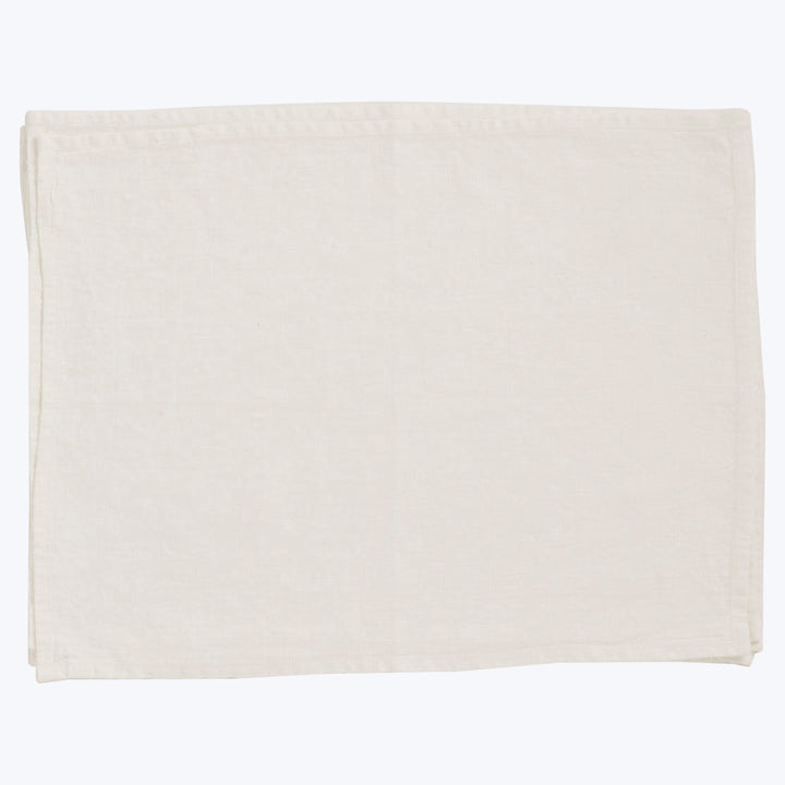 Tela Linen Placemat Optic White