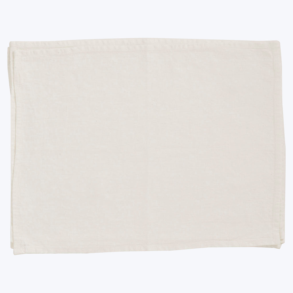 Tela Linen Placemat Optic White