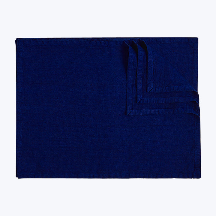 Tela Linen Placemat Lyons Blue