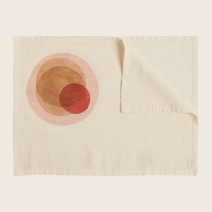 Tela Macchiato Linen Placemat Sand