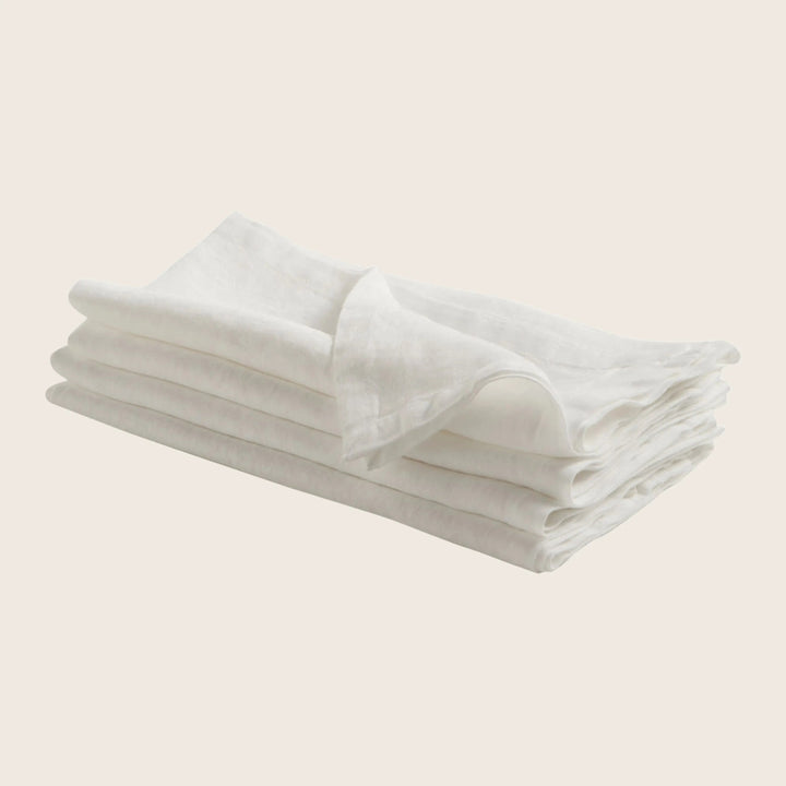 Tela Linen Napkin Optic White