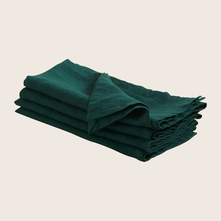 Tela Linen Napkin Slate Green