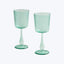 Luisa Calice Glass Jade Green