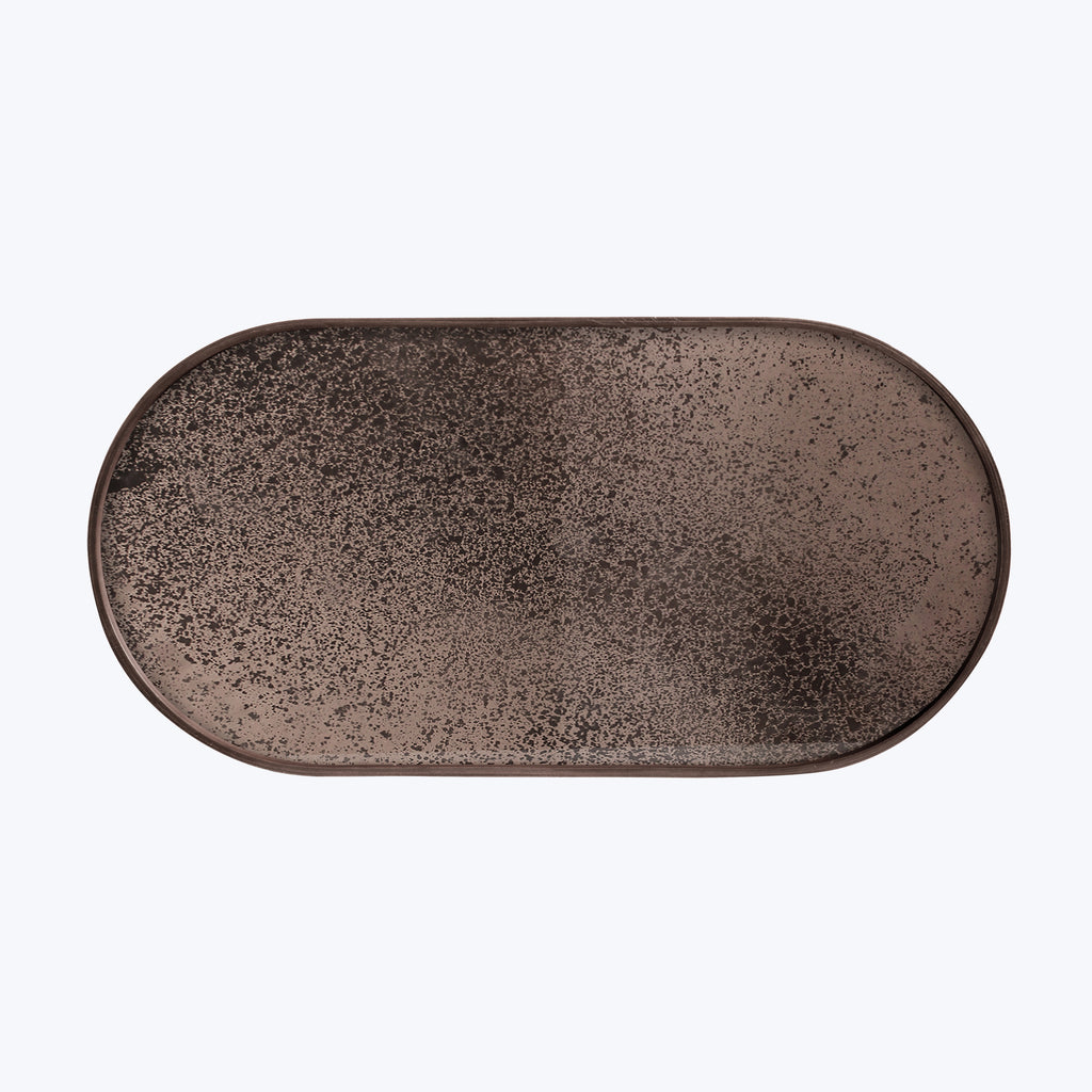 Mirror Tray Bronze / Oblong / Medium