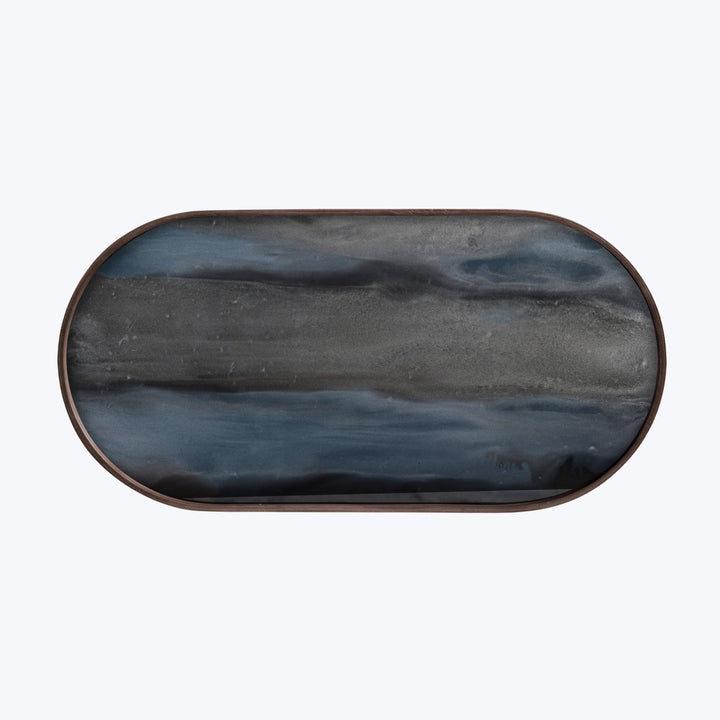 Organic Tray Graphite / Oblong