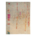 Contemporary Tibetan Wool Silk Blend Rug - 8' x 10'