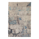 Contemporary Tibetan Wool Silk Blend Rug - 6' x 9'