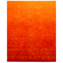 Orange Overdyed Wool Rug - 8' 4" x 10' 5"