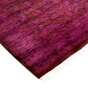 Purple Overdyed Wool Runner - 2' 7" x 8' 4"