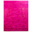 Pink Overdyed Wool Rug - 6'3" x 9'5"