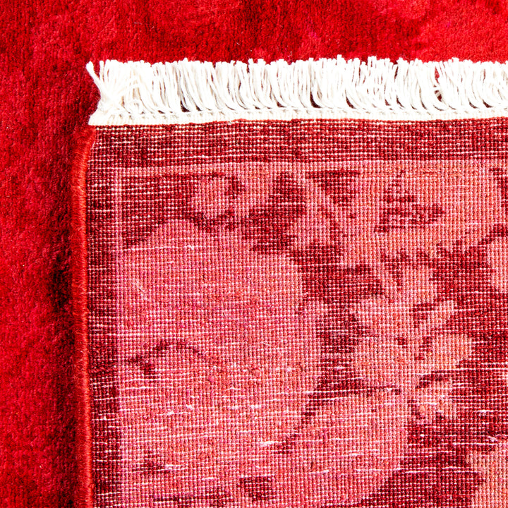 Pink Overdyed Wool Runner - 2' 7" x 7' 9"