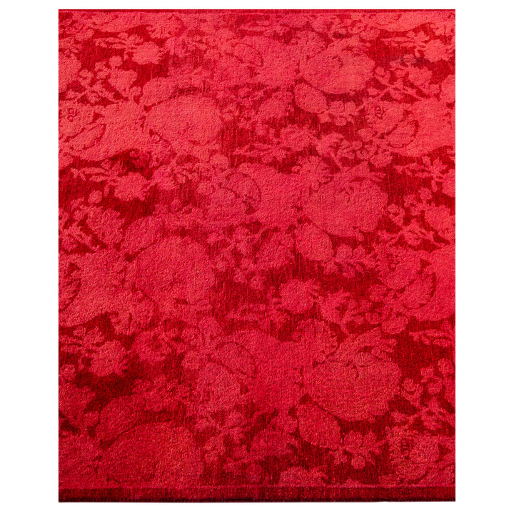 Pink Overdyed Wool Runner - 2' 7" x 7' 9"