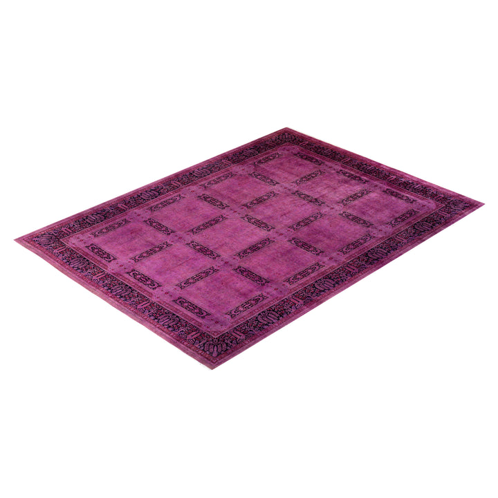 Pink Overdyed Wool Rug - 10' 3" x 13' 10"