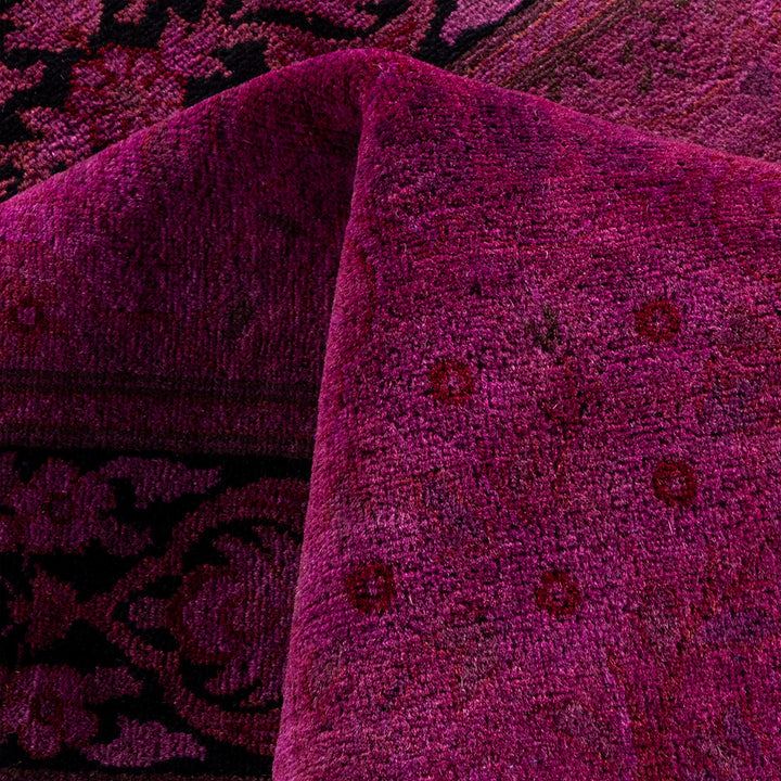 Pink Overdyed Wool Rug - 10' 3" x 13' 10"