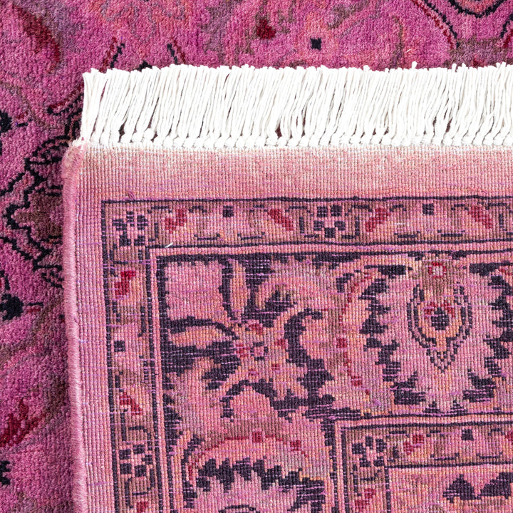 Pink Overdyed Wool Runner - 3' 0" x 11' 10"