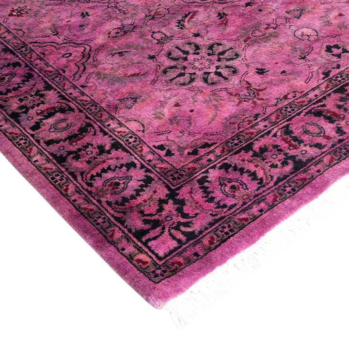 Pink Overdyed Wool Runner - 3' 0" x 11' 10"