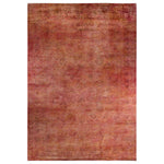 Pink Overdyed Wool Rug - 10' 1" x 14' 1"