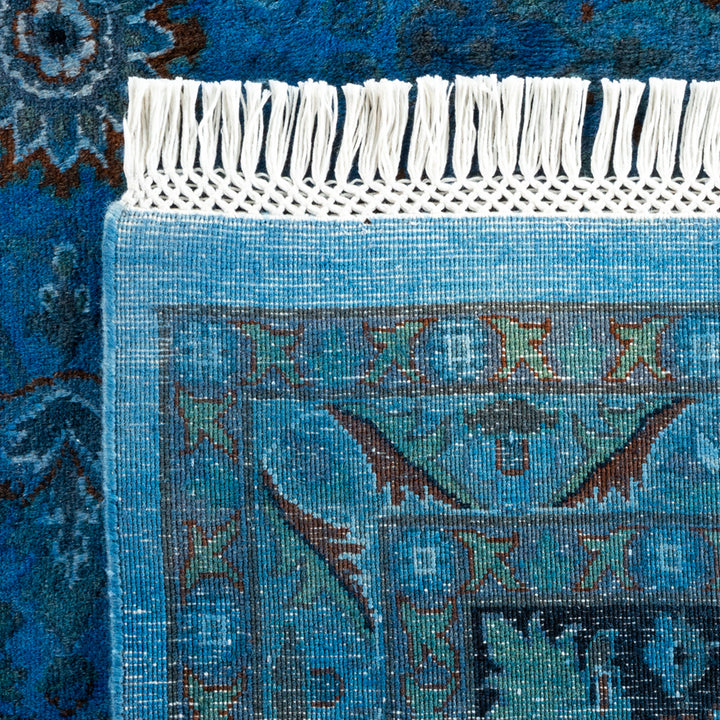Blue Overdyed Wool Rug - 10' 1" x 14' 6"