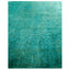Blue Overdyed Wool Rug - 6' 1" x 9' 0"