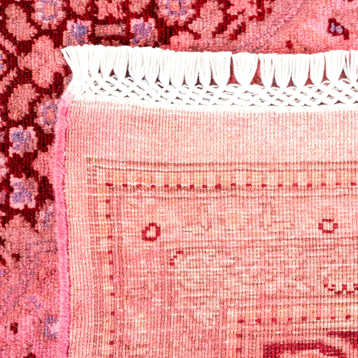 Pink Overdyed Wool Rug - 8' 1" x 10' 5"