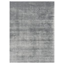 Pussywillow Grey Solid Silk Rug - 8' x 10'