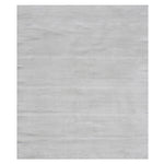 White Solid Silk Rug - 6' x 9'