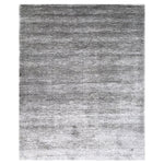 Slate Transitional Solid Mohair Wool Blend Rug - 8' x 10'