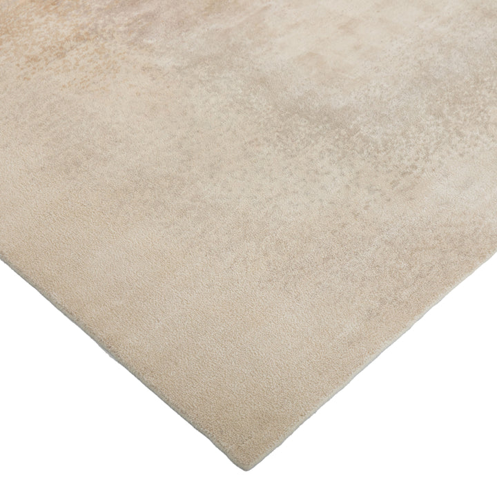 Multicolored Contemporary Wool Silk Blend Rug - 6' x 9'