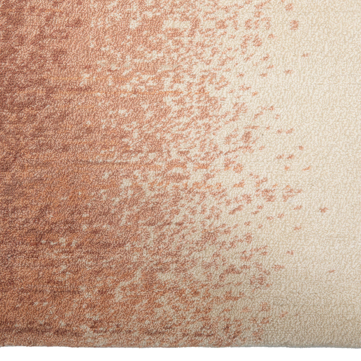 Multicolored Contemporary Wool Silk Blend Rug - 6' x 9'