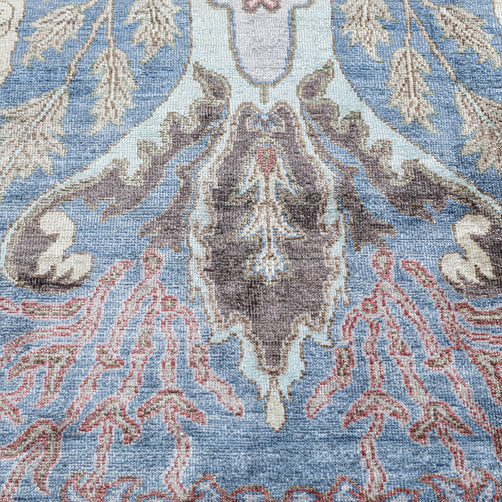 Multicolored Traditional Wool Rug - 7'11" x 10'1"