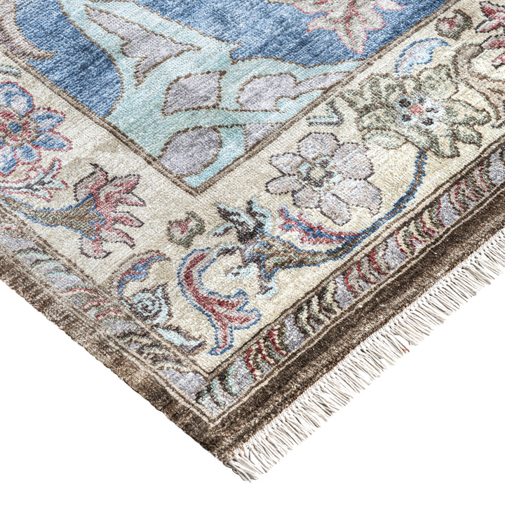 Multicolored Traditional Wool Rug - 7'11" x 10'1"