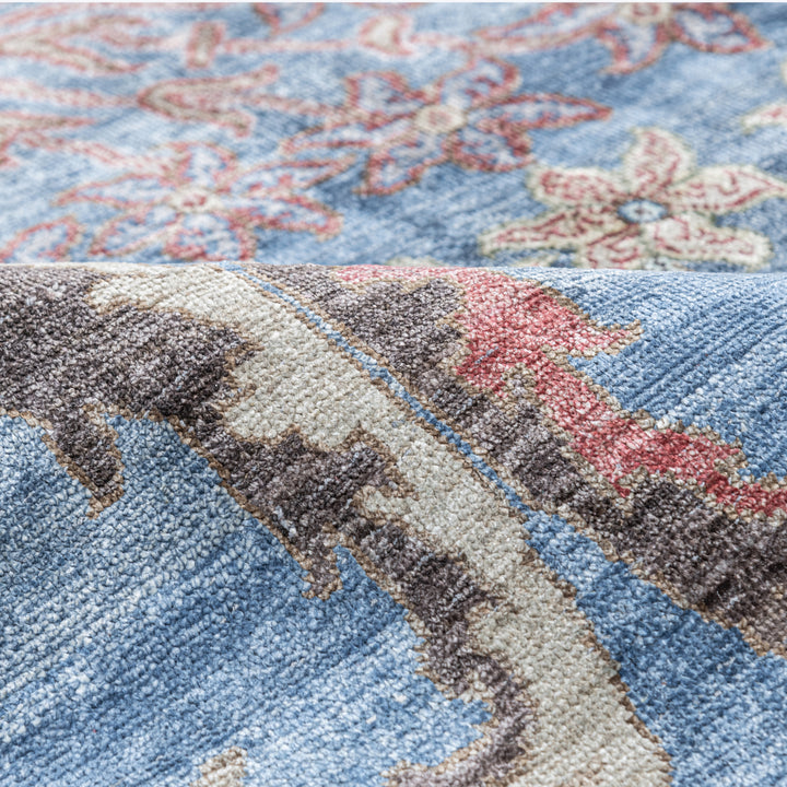 Multicolored Traditional Wool Rug - 7'11" x 10'1"