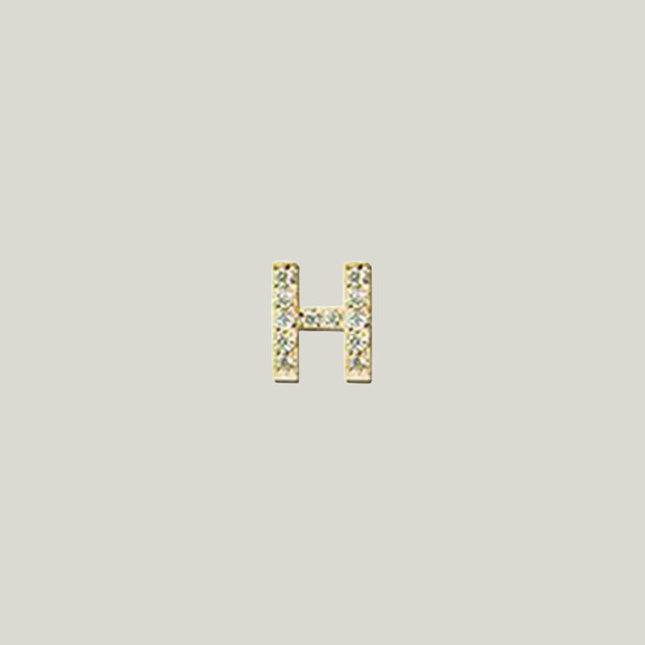 Love Letter Pave Diamond Earrings