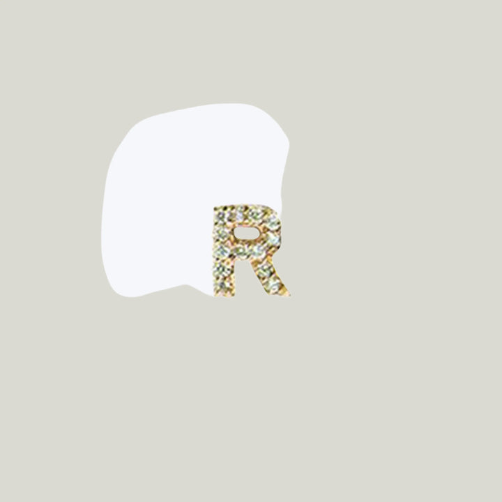 Love Letter Pave Diamond Earrings