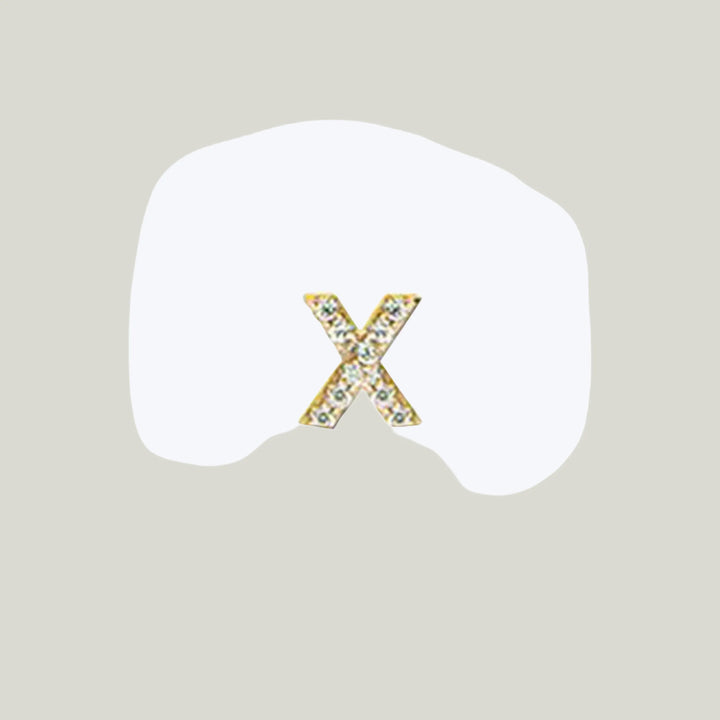 Love Letter Pave Diamond Earrings