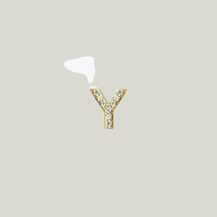 Love Letter Pave Diamond Earrings