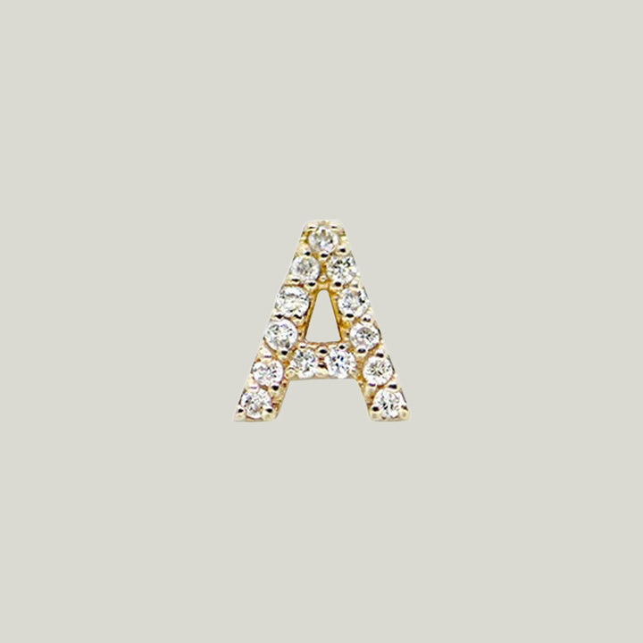 Love Letter Pave Diamond Earrings