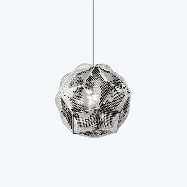 Puff LED Pendant Polished Stainless Steel