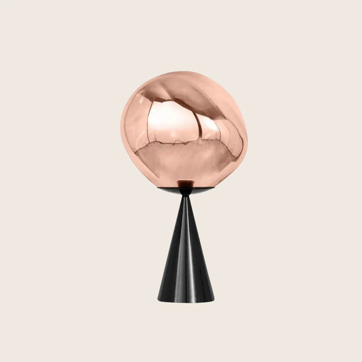 Melt Cone LED Table Lamp Copper