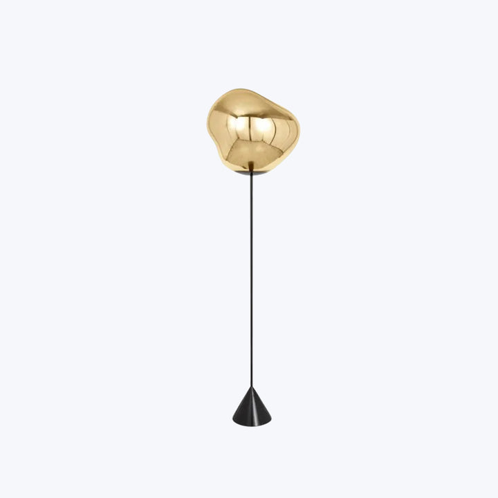 Melt Slim Cone LED Floor Lamp Copper