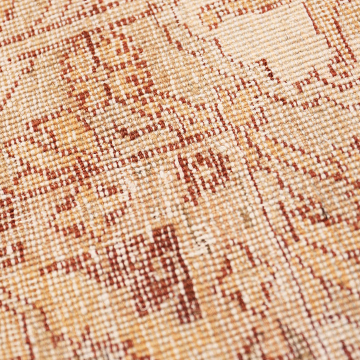 Gold Antique Traditional Indian Amritsar Rug - 4' x 7'2"