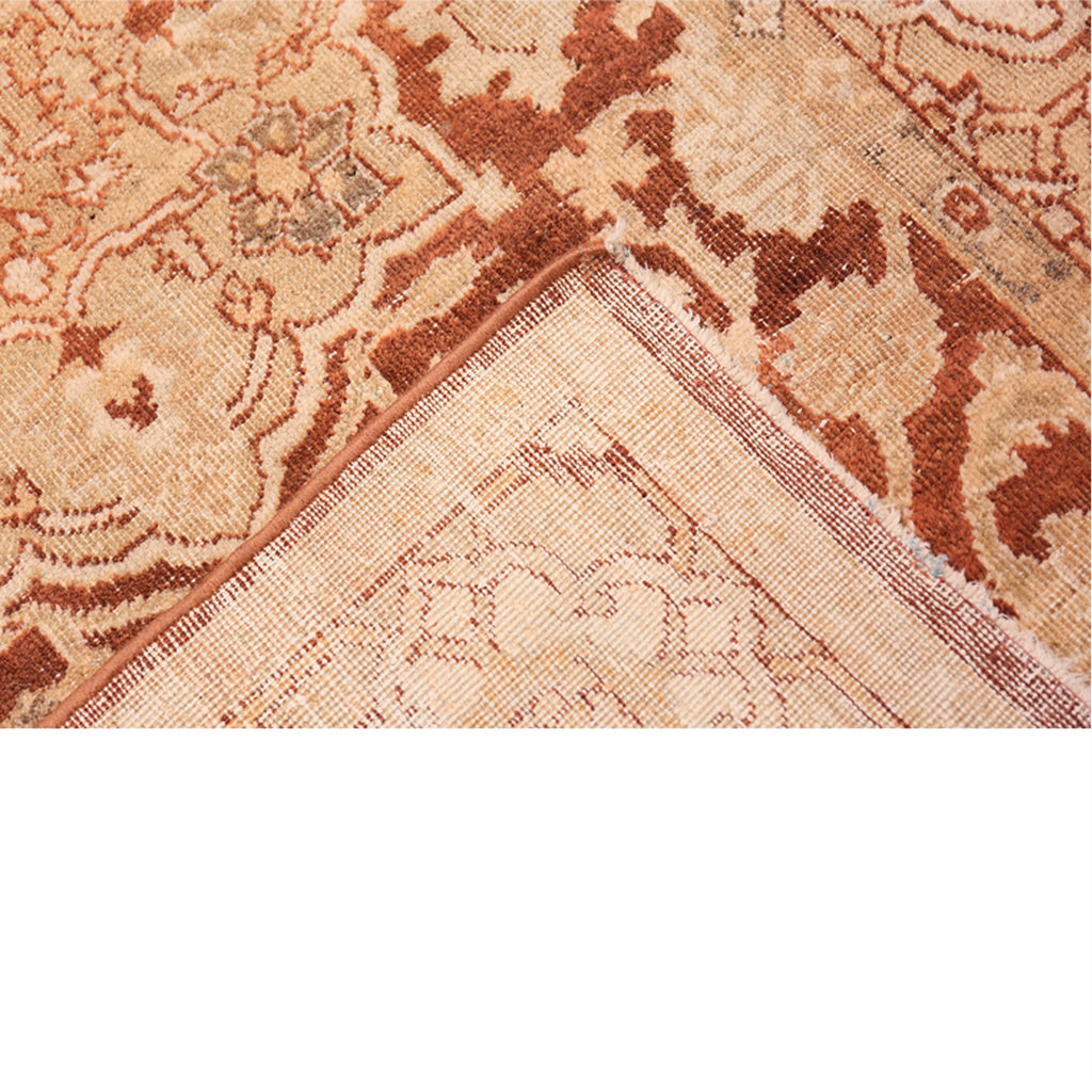 Gold Antique Traditional Indian Amritsar Rug - 4' x 7'2"