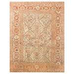Red Antique Traditional Persian Sultanabad Rug - 8'10" x 12'