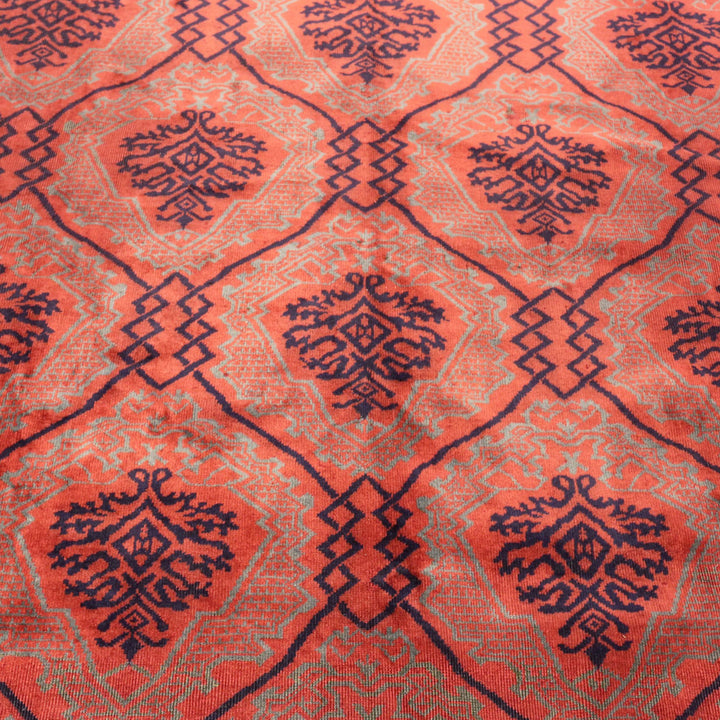 Red Antique Traditional Turkish Smnyrna Rug - 10'5" x 13'9"