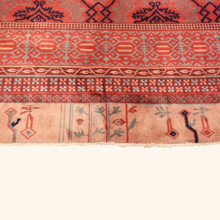 Red Antique Traditional Turkish Smnyrna Rug - 10'5" x 13'9"